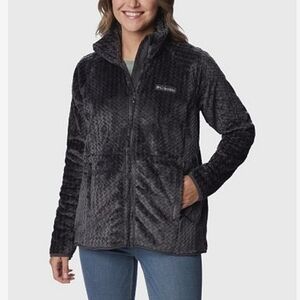 NWT Columbia "Ruby Lake Half-Zip Fleece" Pullover Dark Gray | Women's Size Large